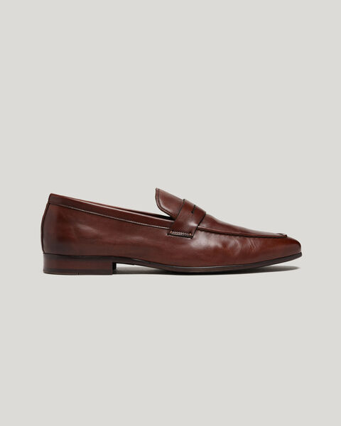 Leather Penny Loafer, , hi-res